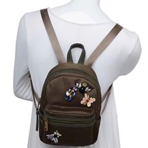 🍃💕NWT Steve Madden Mini Beaded Satin Backpack